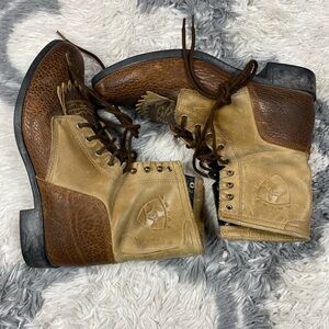 Ariat Advanced Torque Stability ATS Equipped Boots Men's 10M Brown Leather